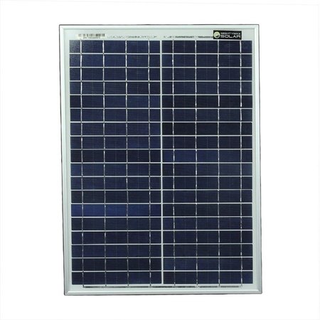 MIGHTY MAX BATTERY Polycrystalline Solar Panel, 20 W, 12V MAX3829282